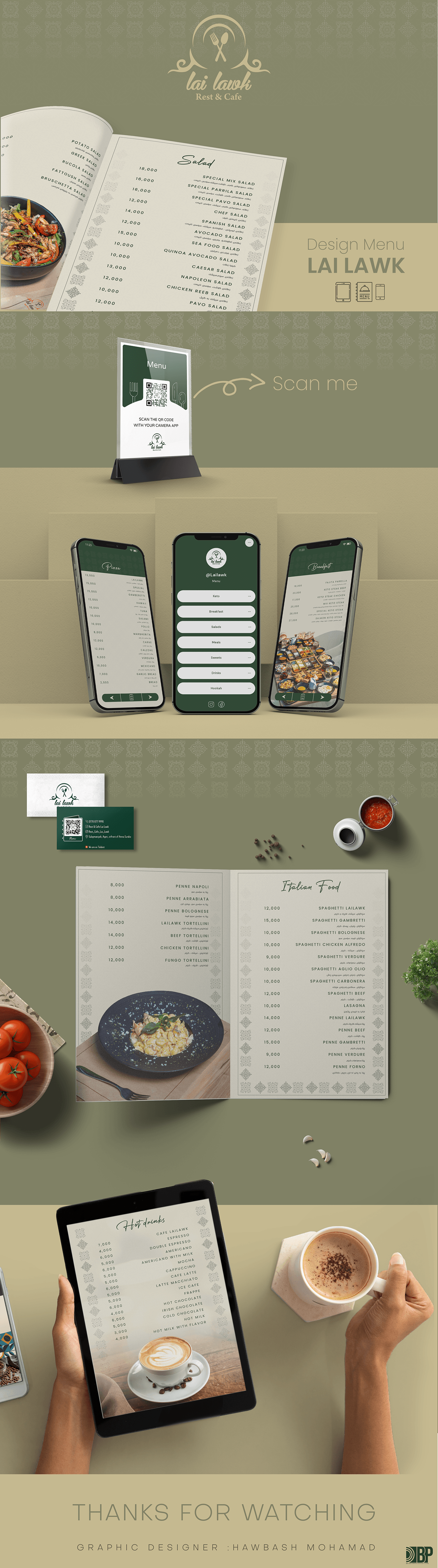 menu design digitalmenu menu restaurant  kurd kurdish designer print design  menu printing