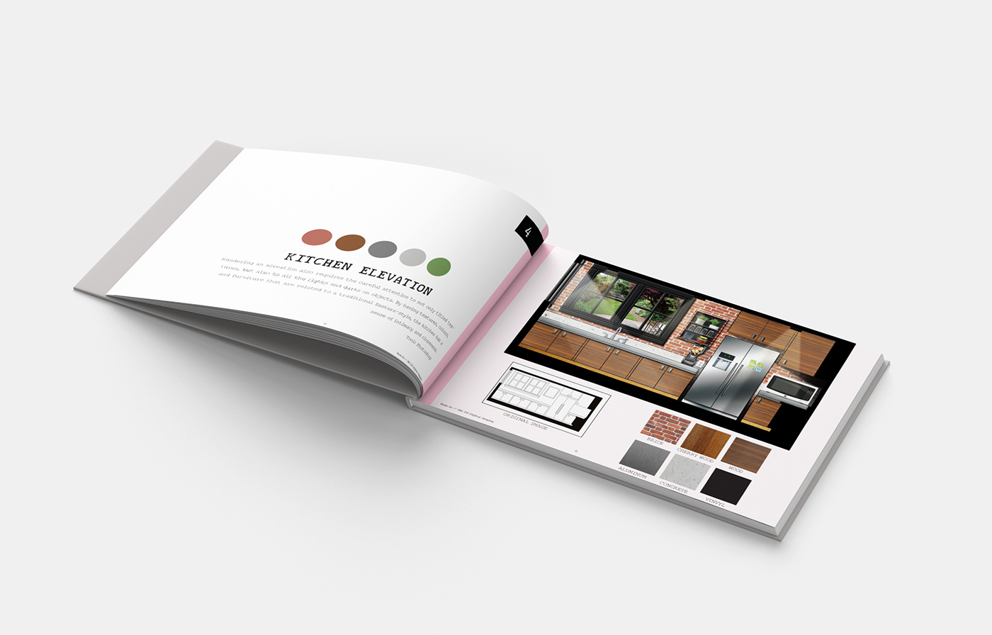 interior design  architecture Interior Architecture portfolio musado Booklet book Experience House plan creative