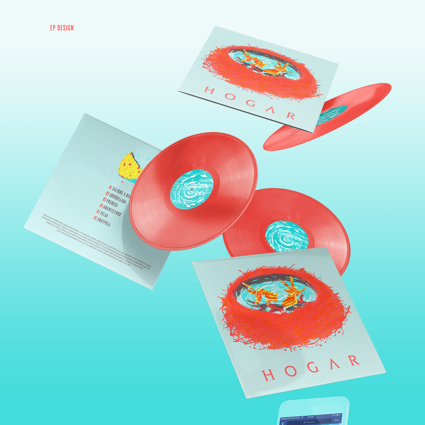 Album Logotype ILLUSTRATION  brand Packaging merchandising design vinyl music identity