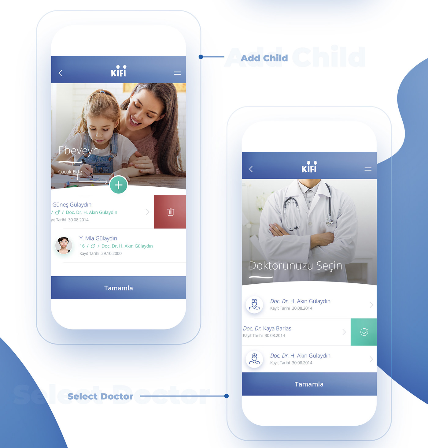 UI/UX Design user interface Mobile Application user experience interaction medical cystic fibrosis children app ios
