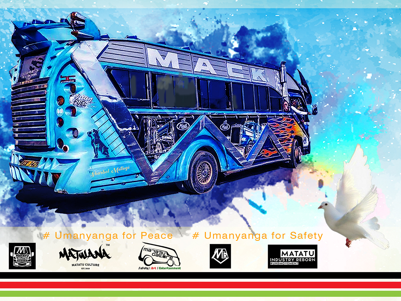 Mack bully Truck mantruck Matatu kenya nairobi art cool Hot Wheels