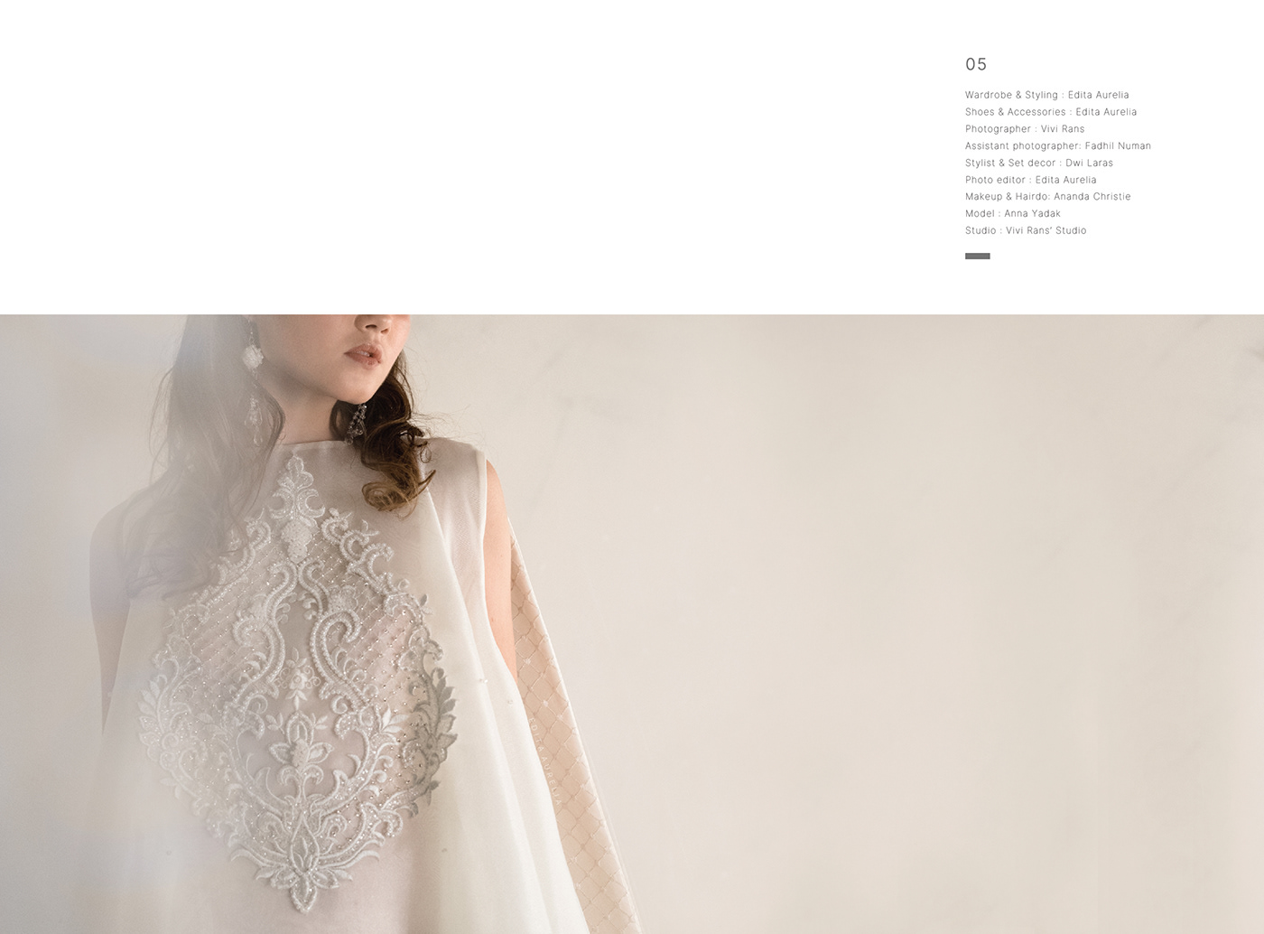 couture bridal Winter Wonderland beadwork accessories White fashion design womenswear pattern making sweing