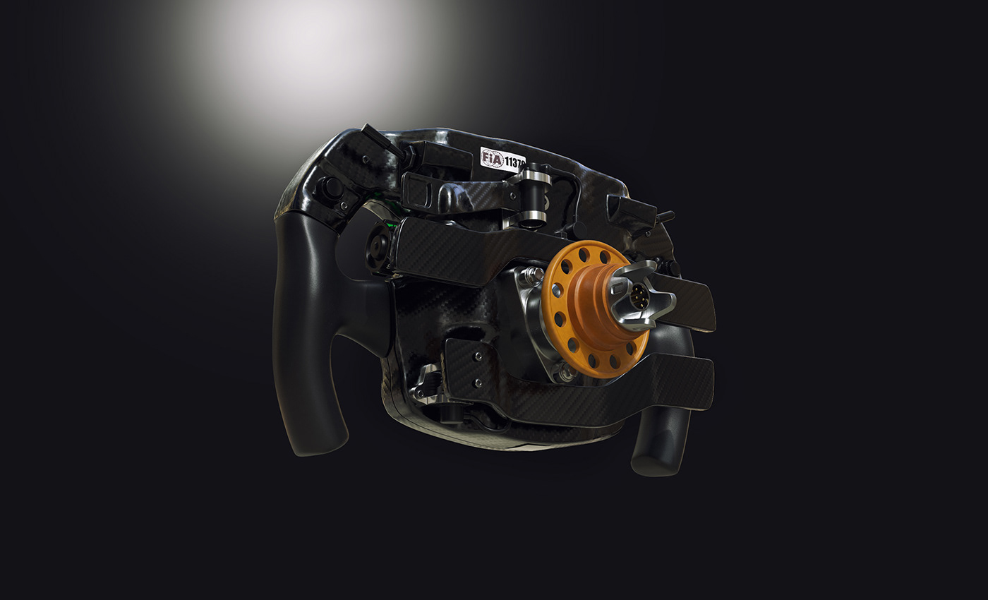 Dessga f1 FERRARI Formula 1 Racing sf1000 steering wheel