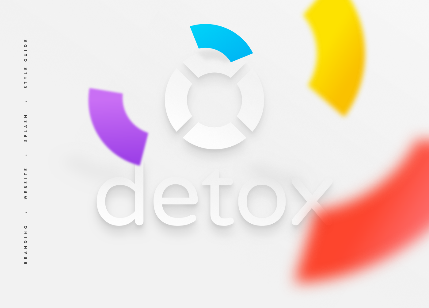 Website UI ux detox Drugs rehab branding  logo landing
