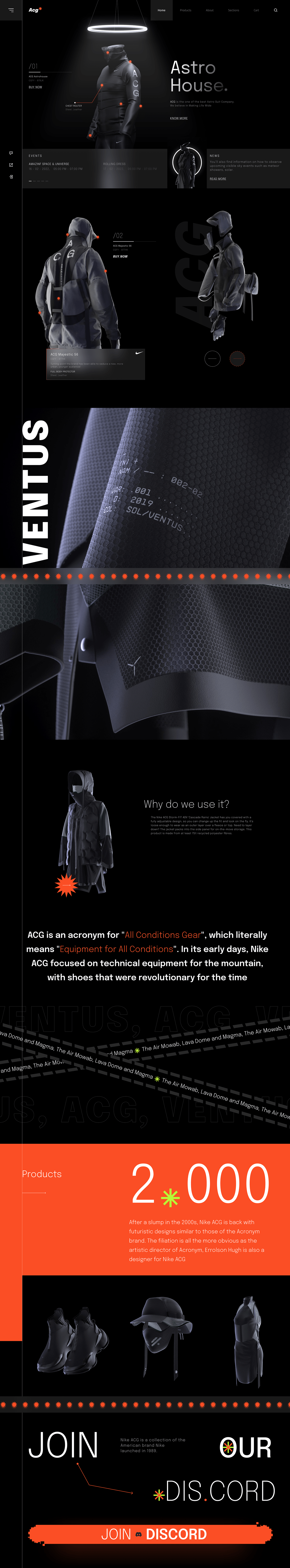 Advertising  CaseStudy design futurstic landing page lifestyle Nike ui ux webpage Website