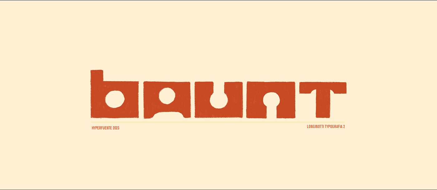 typography   fadu longinotti Typeface type design Education University Creative Design architecture Idenntity