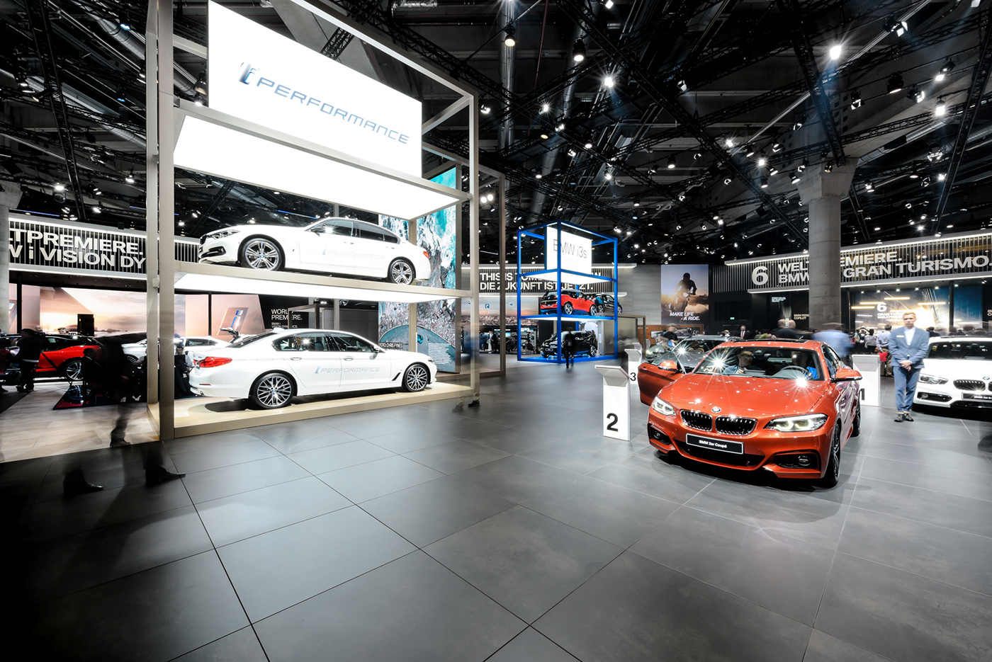 BMW Motorshow IAA Frankfurt Frankfurt 2017 exhibition stand architecture