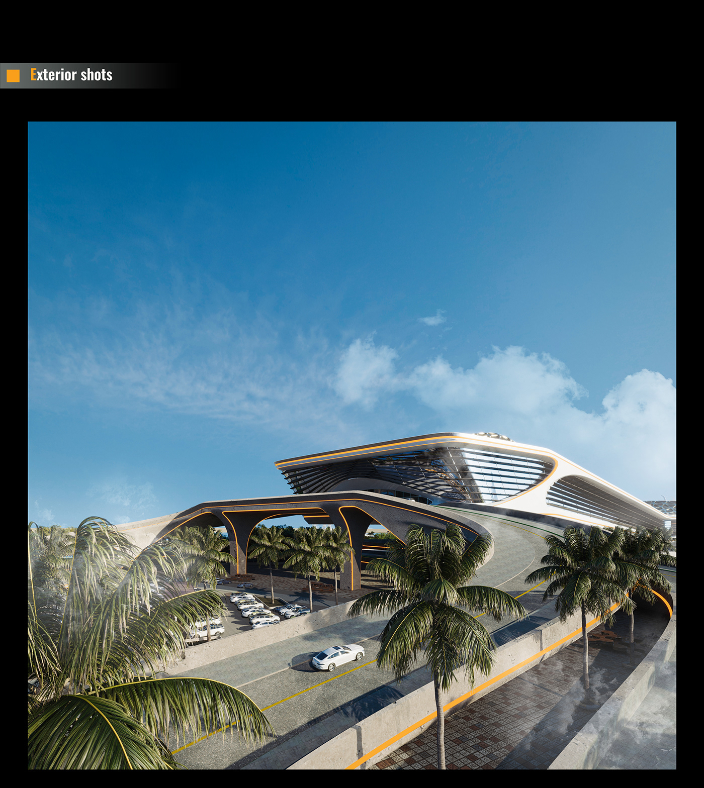 architecture visualization 3ds max CGI exterior corona Rhino graduation project architecture design рендер
