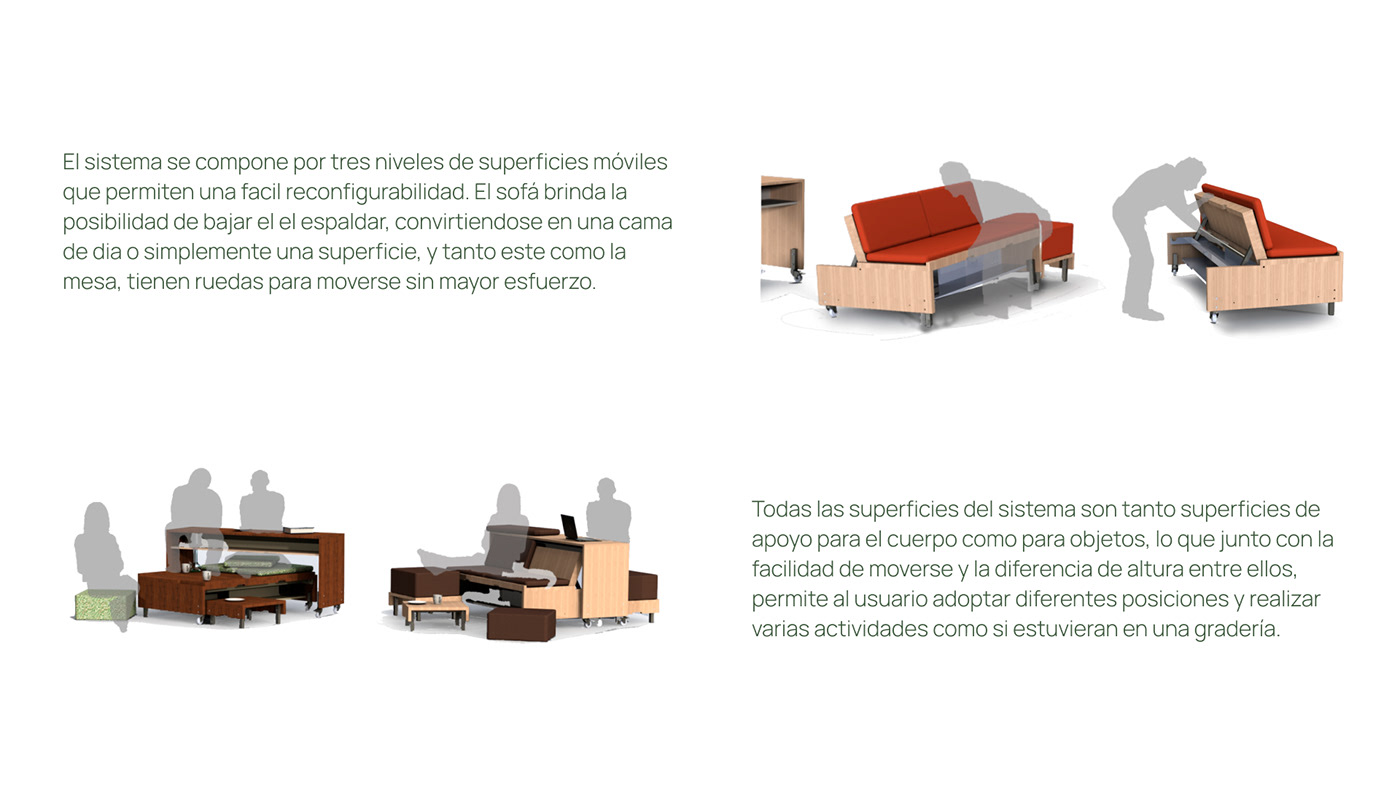 furniture design  pet friendly mobiliario sistema Contemporaneo contemporary living