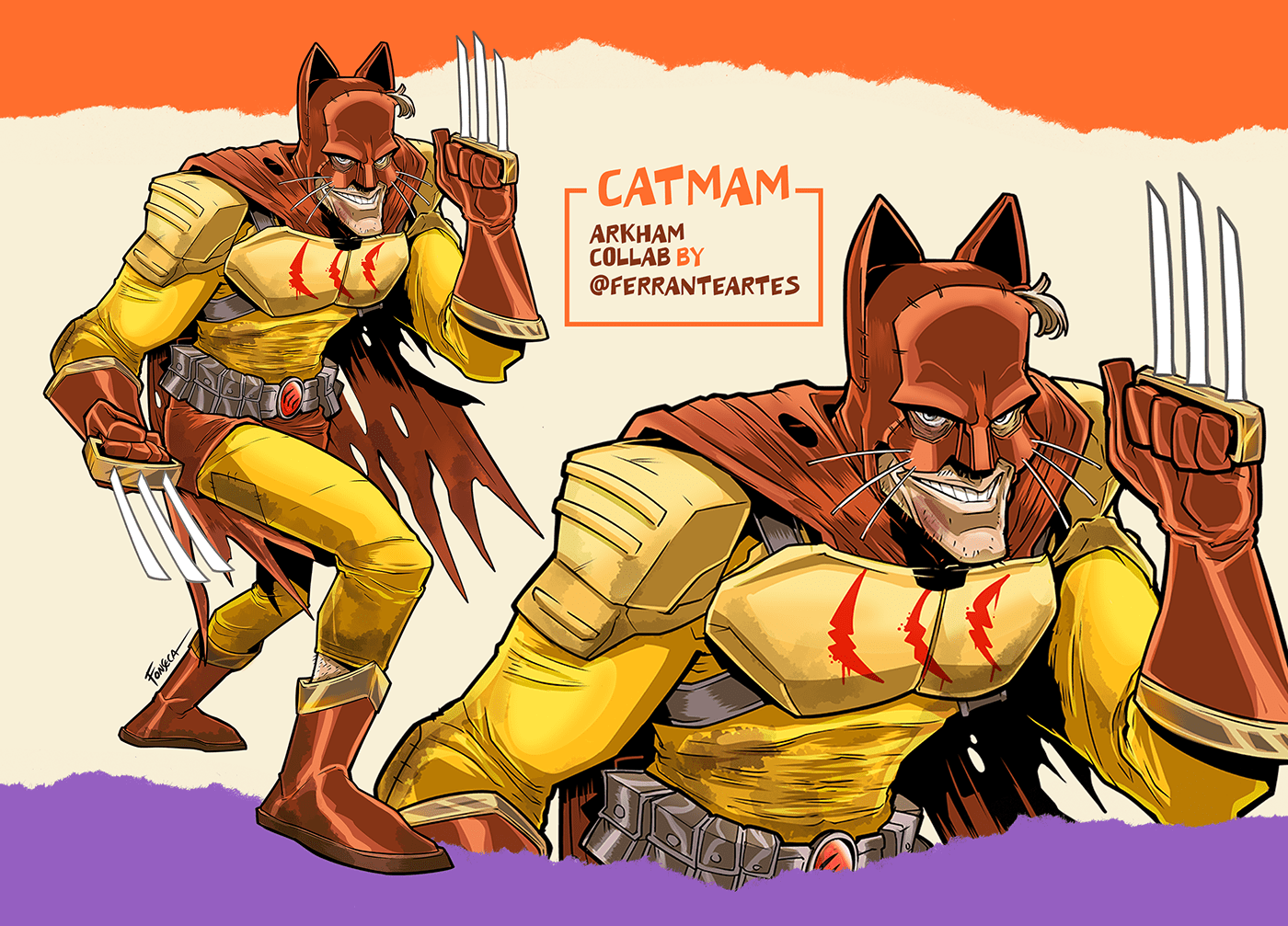 art batman cartoon Character design  comics Digital Art  digital illustration fanart spiderman Xmen