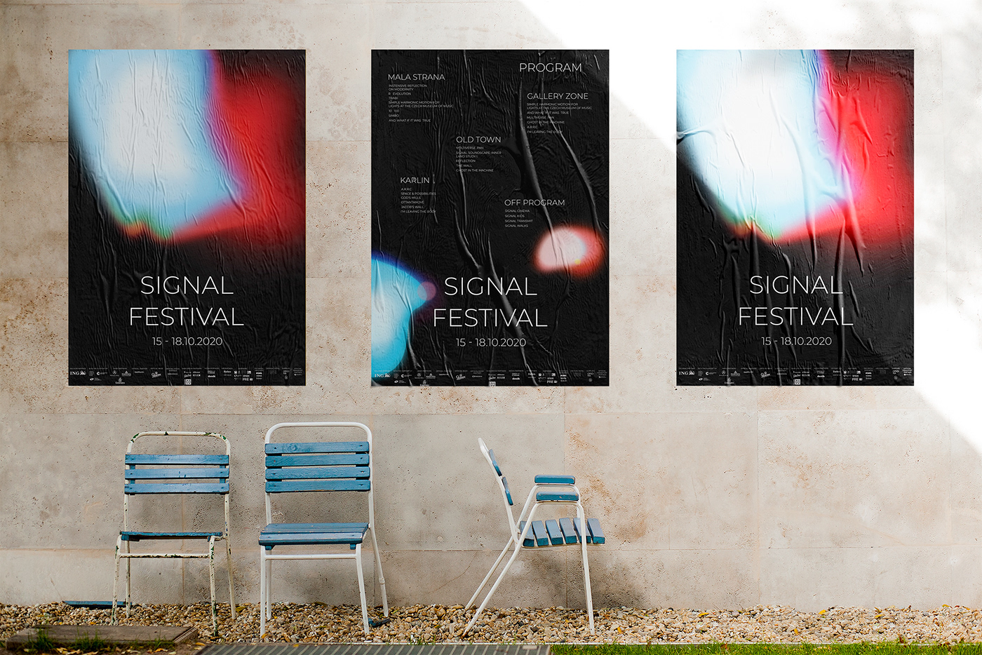 Event Poster festival festival poster identification of event light luminance plakat festiwalu poster Program Poster światła