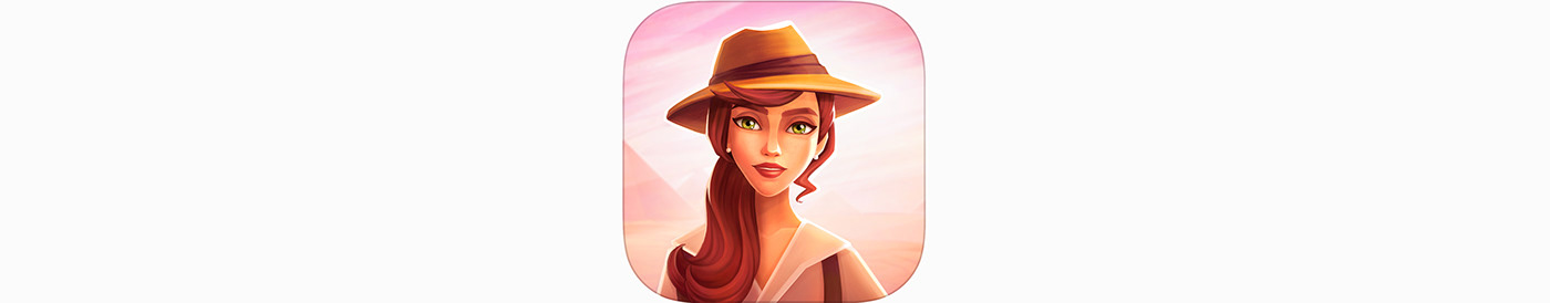 coloring ios game animation  Character ILLUSTRATION  mobile story Emily’s Stories puzzle