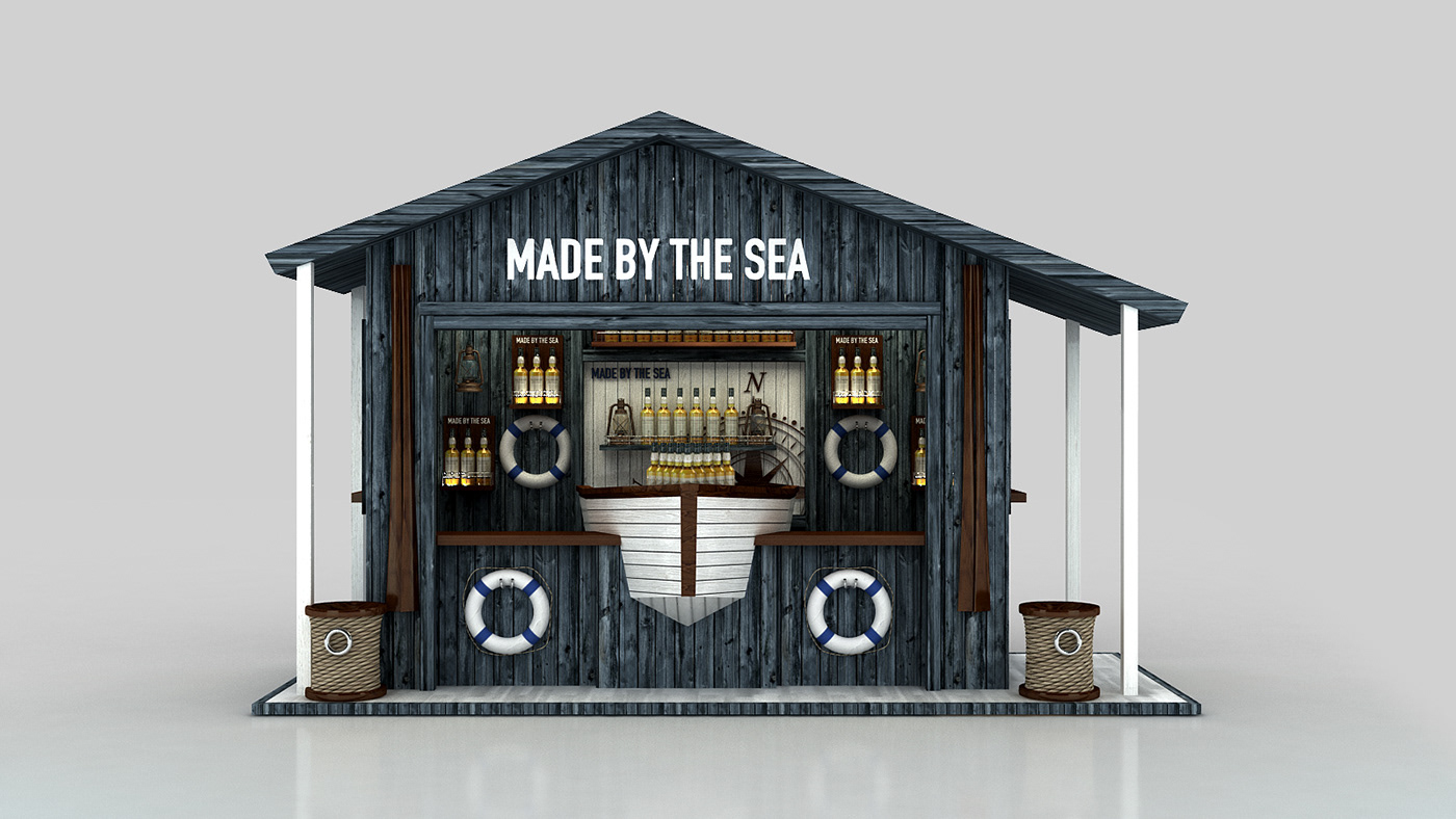 boat diageo Display Glorifier house liquor salior sea spades Talisker