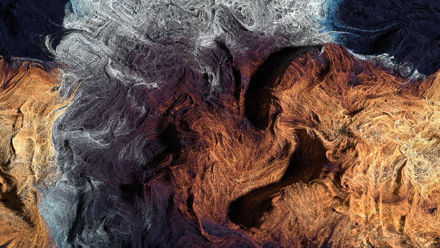 choas field flow houdini Nature organic particles redshift sand visual