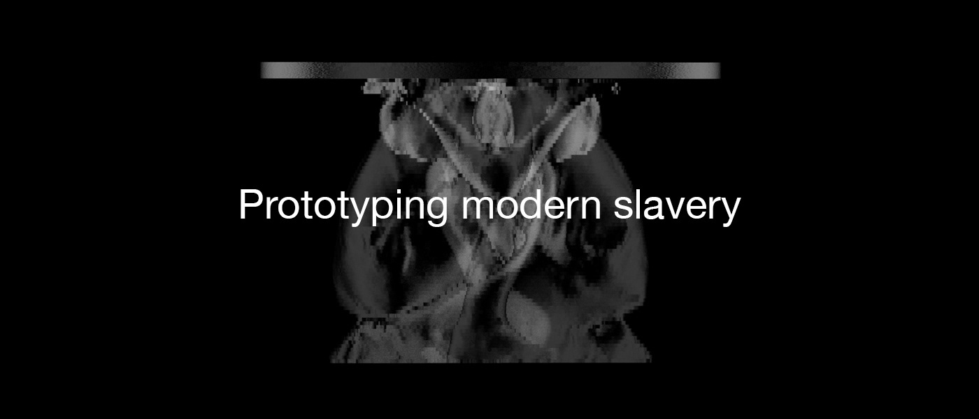 table slavery Tafel slavernij black minimal design sculpture 3D wood pattern game
