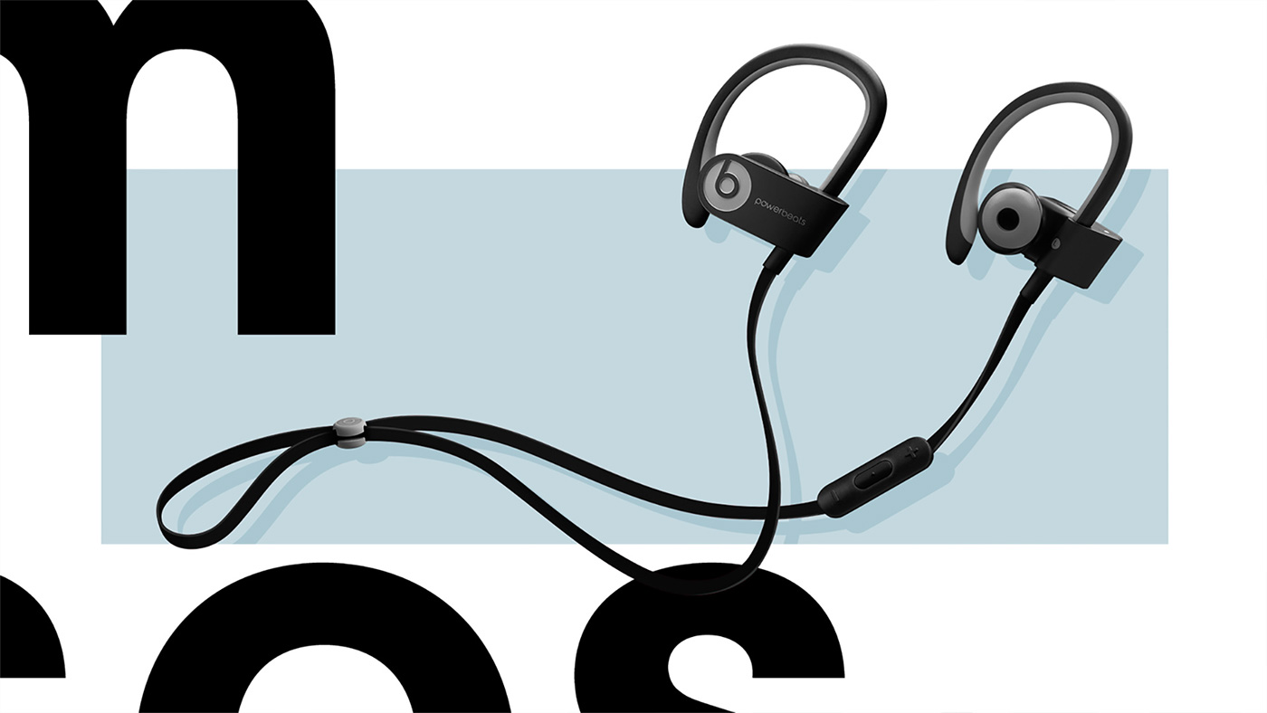 beats dre commercial headphones Earbuds motion branding  type