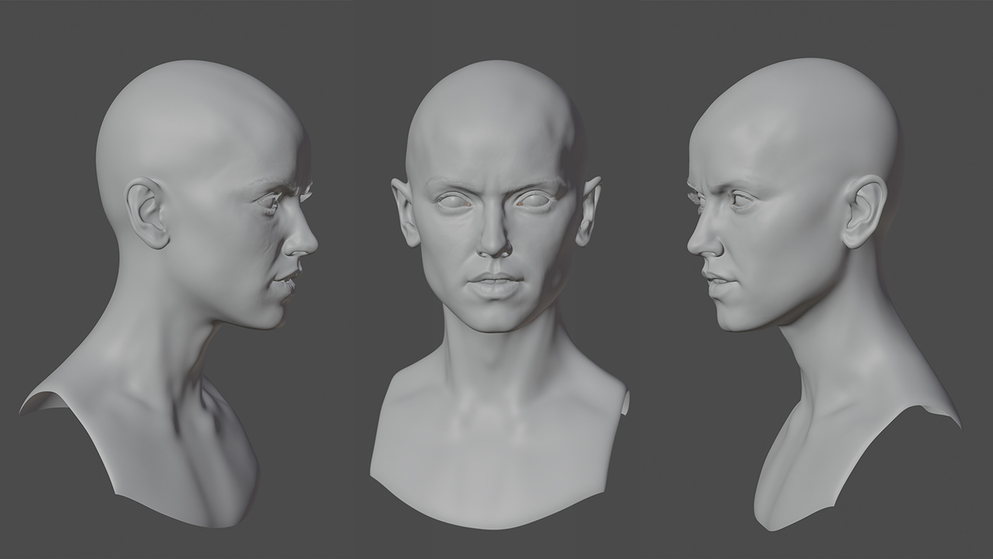 3D 3D Character 3d modeling 3d Realistic renders 3D Visualization human face model nft person portrait