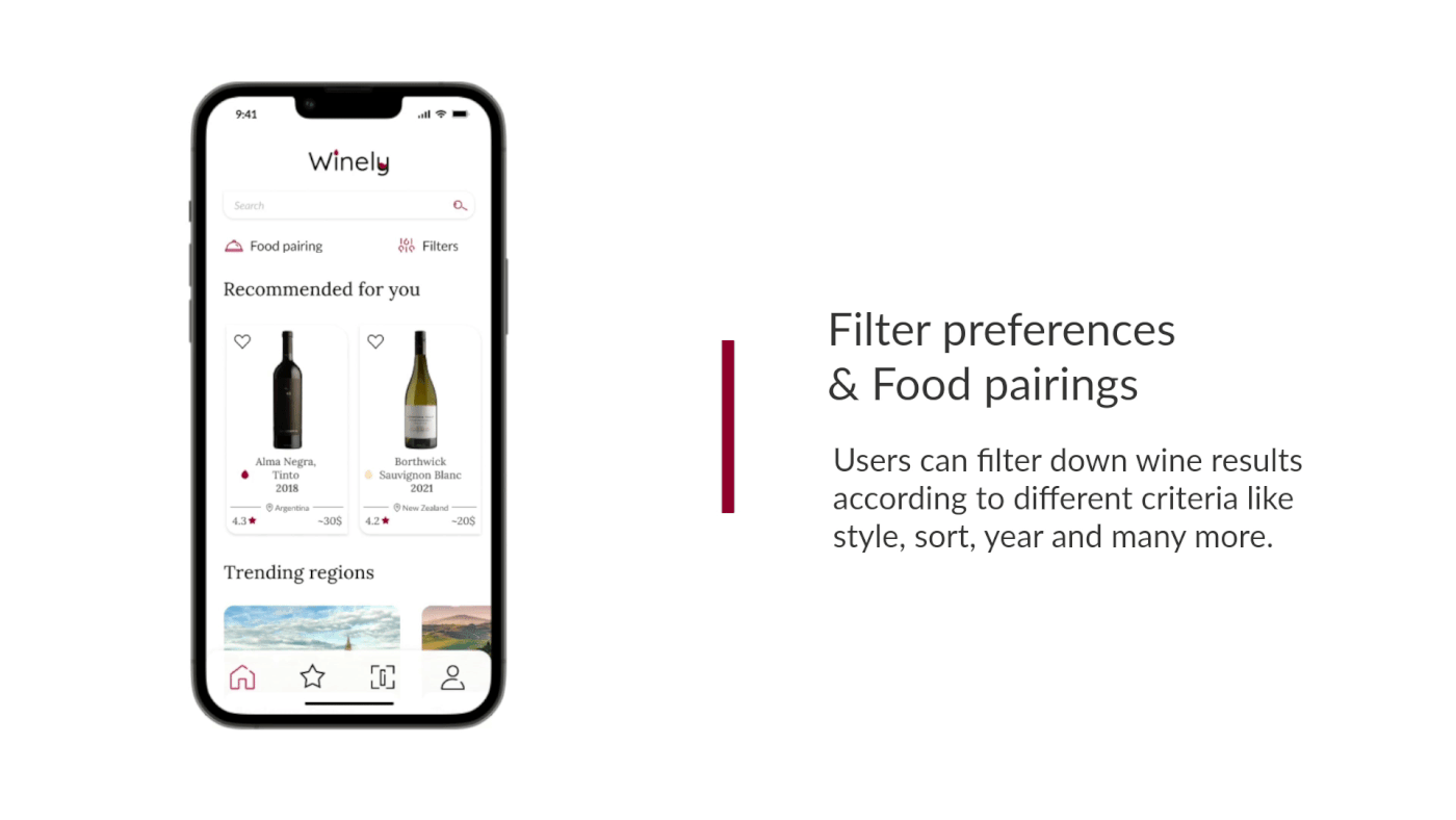 app design Case Study ios Mobile app scan ui design ui ux UX design wine vino