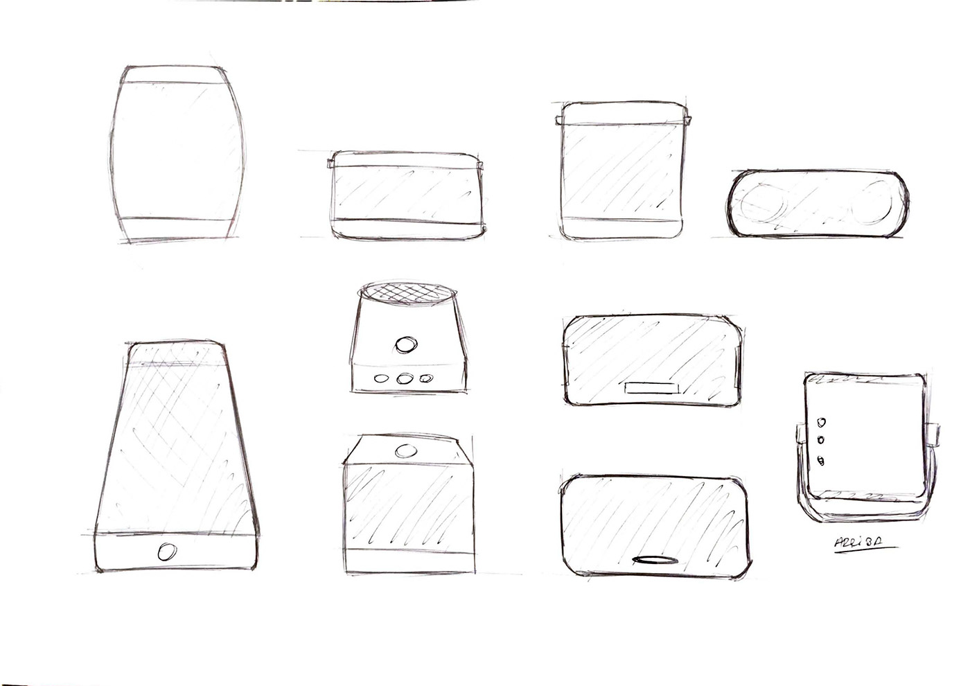 sketch idsketch designsketch freehand speaker