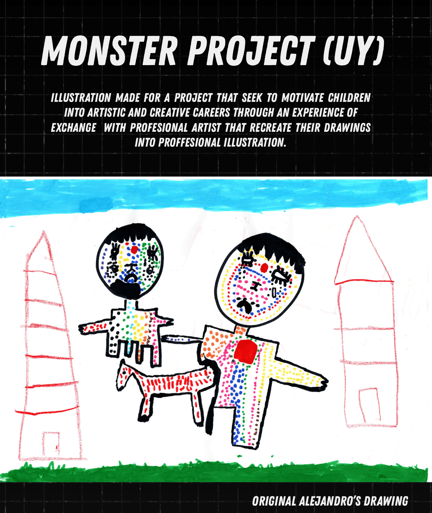 diez kids kids illustration monster monsterproject