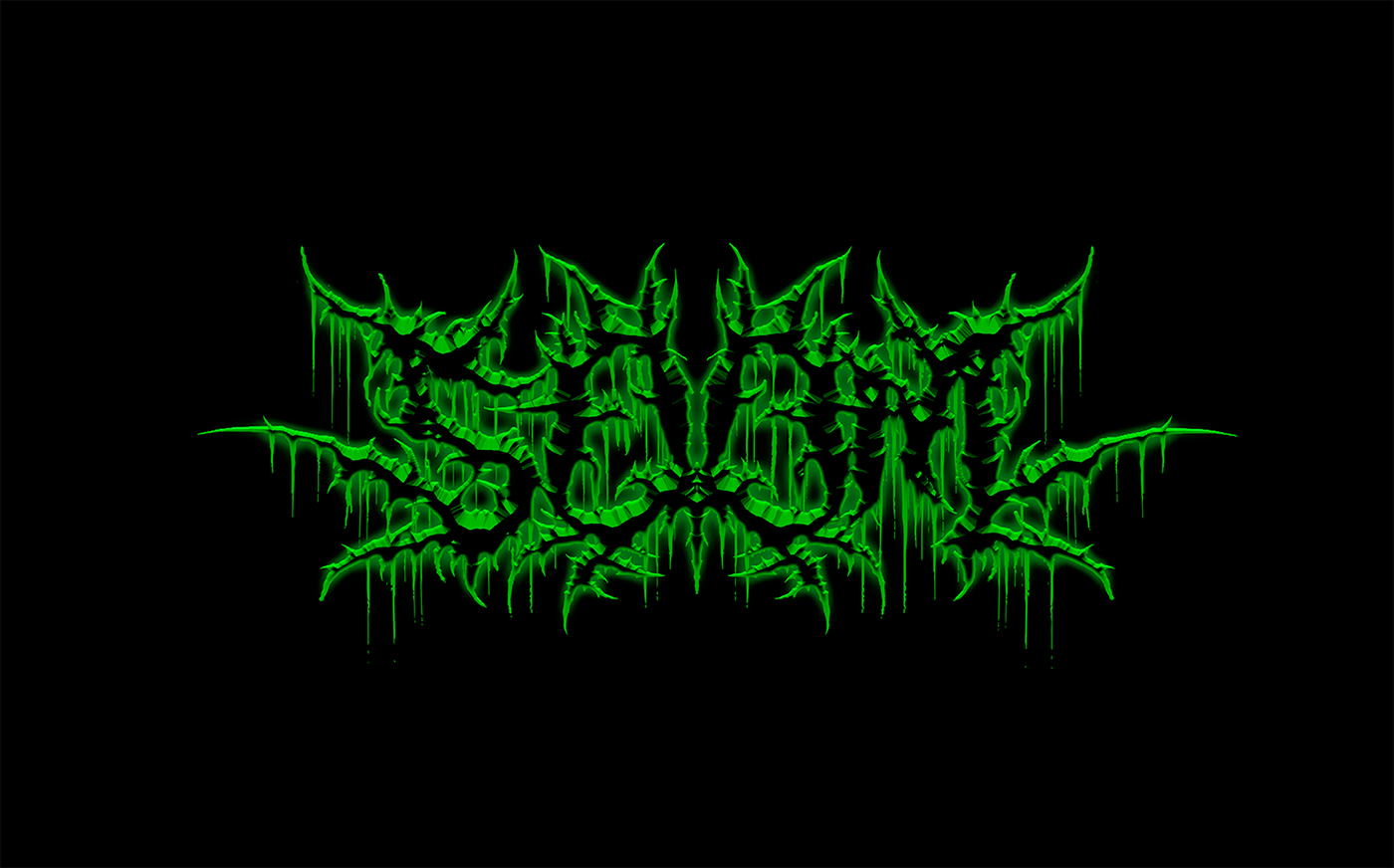 death metal logo Deathmetal logo Logo Design metal logo sludge