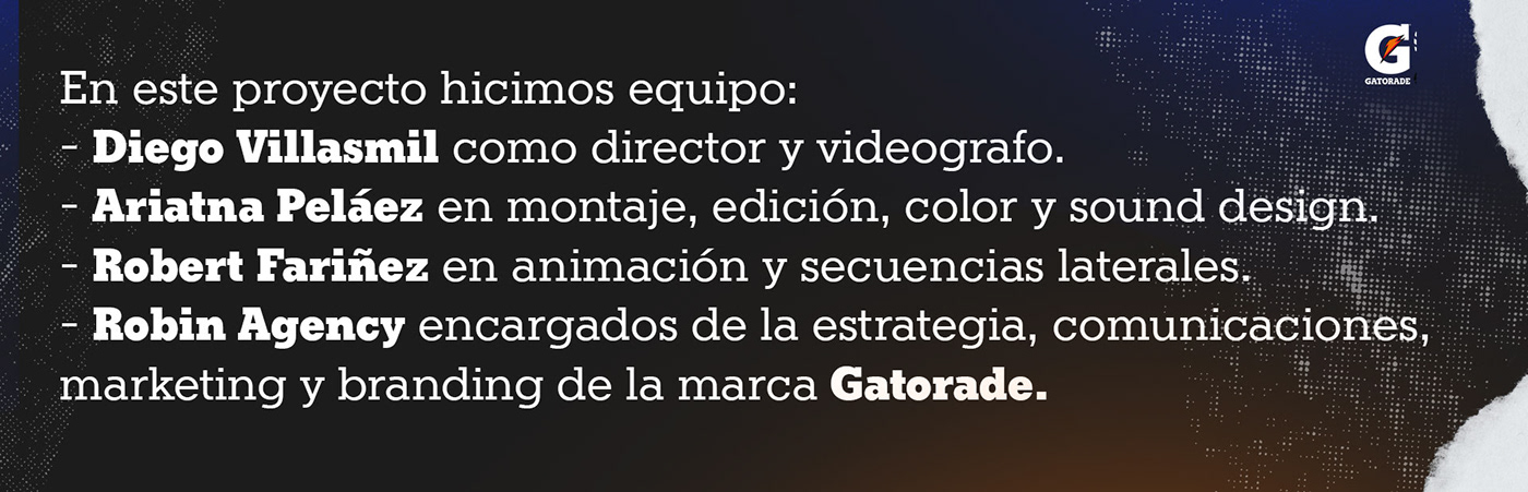 animation  gatorade sports motion graphics  after effects Social media post logo animation Advertising  Video Editing venezuela
