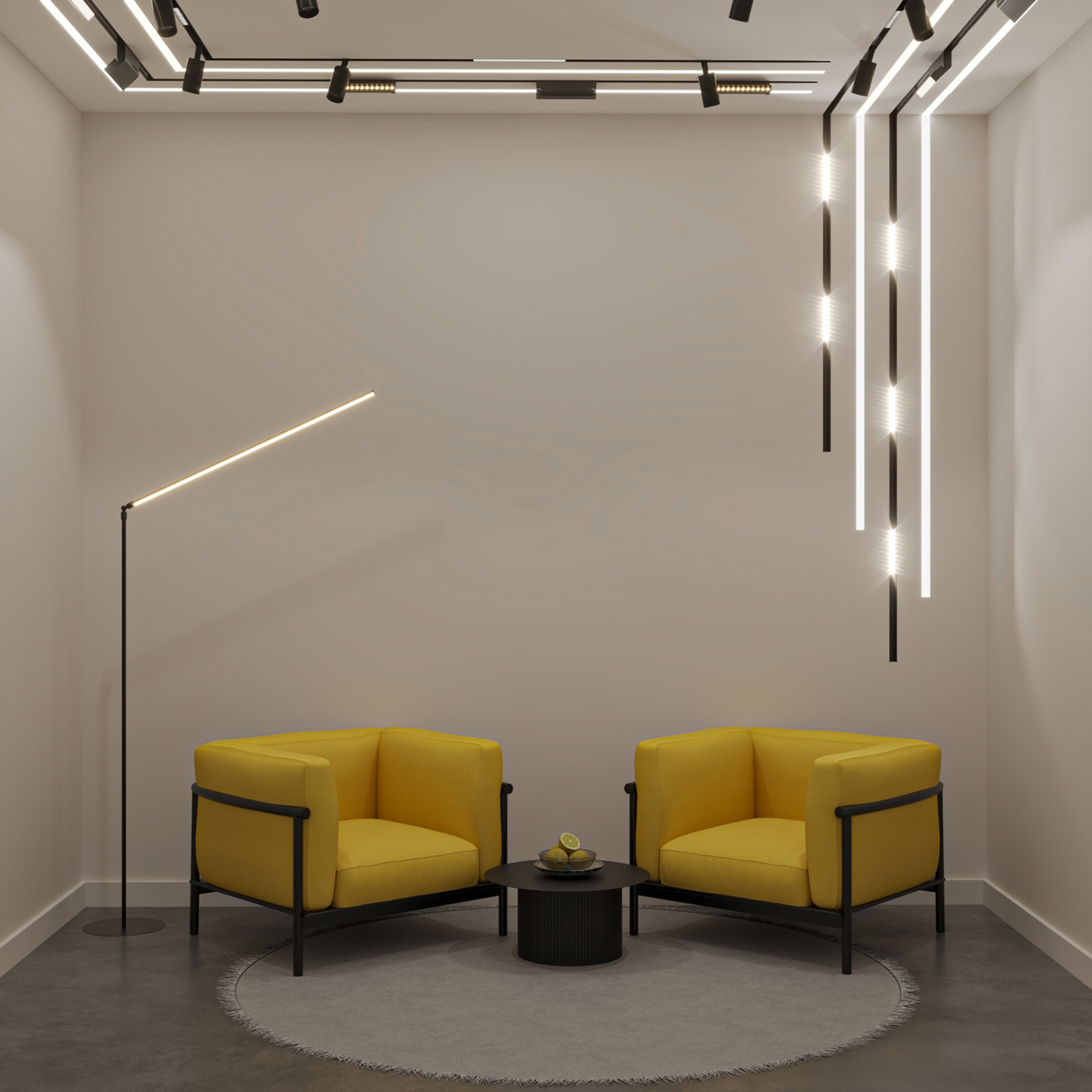 showroom Showroom design visualization modern corona Render exterior lighting lightroom