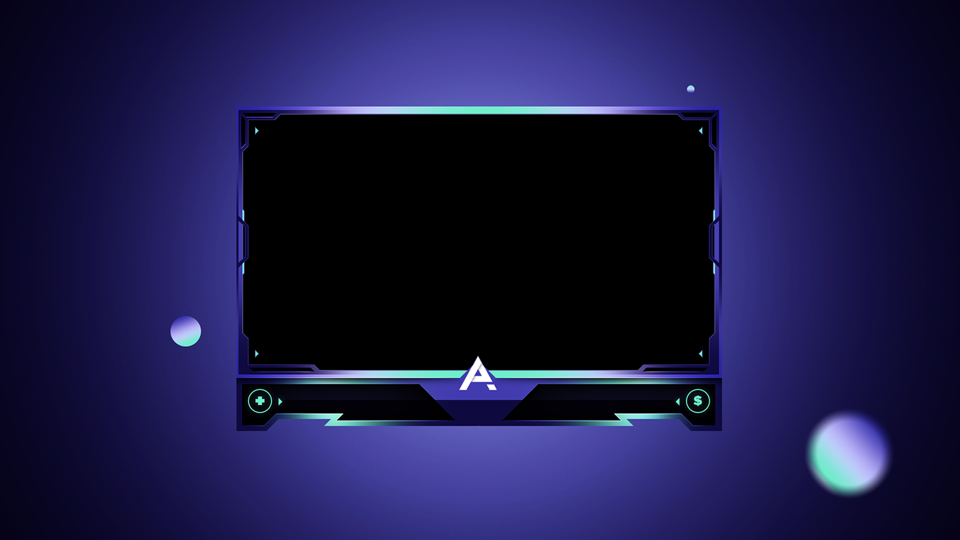 Twitch stream Overlay streamoverlay design gradients streampackage Facecam Streaming animation 