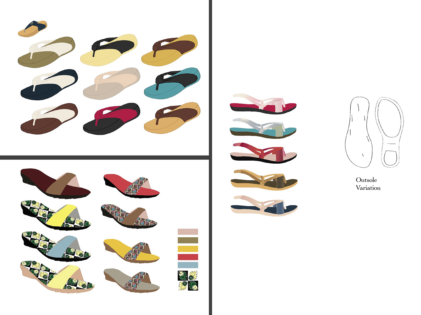 footwear design sneakers shoes Fashion  ILLUSTRATION  footwear design designer footwear designer sandals for women