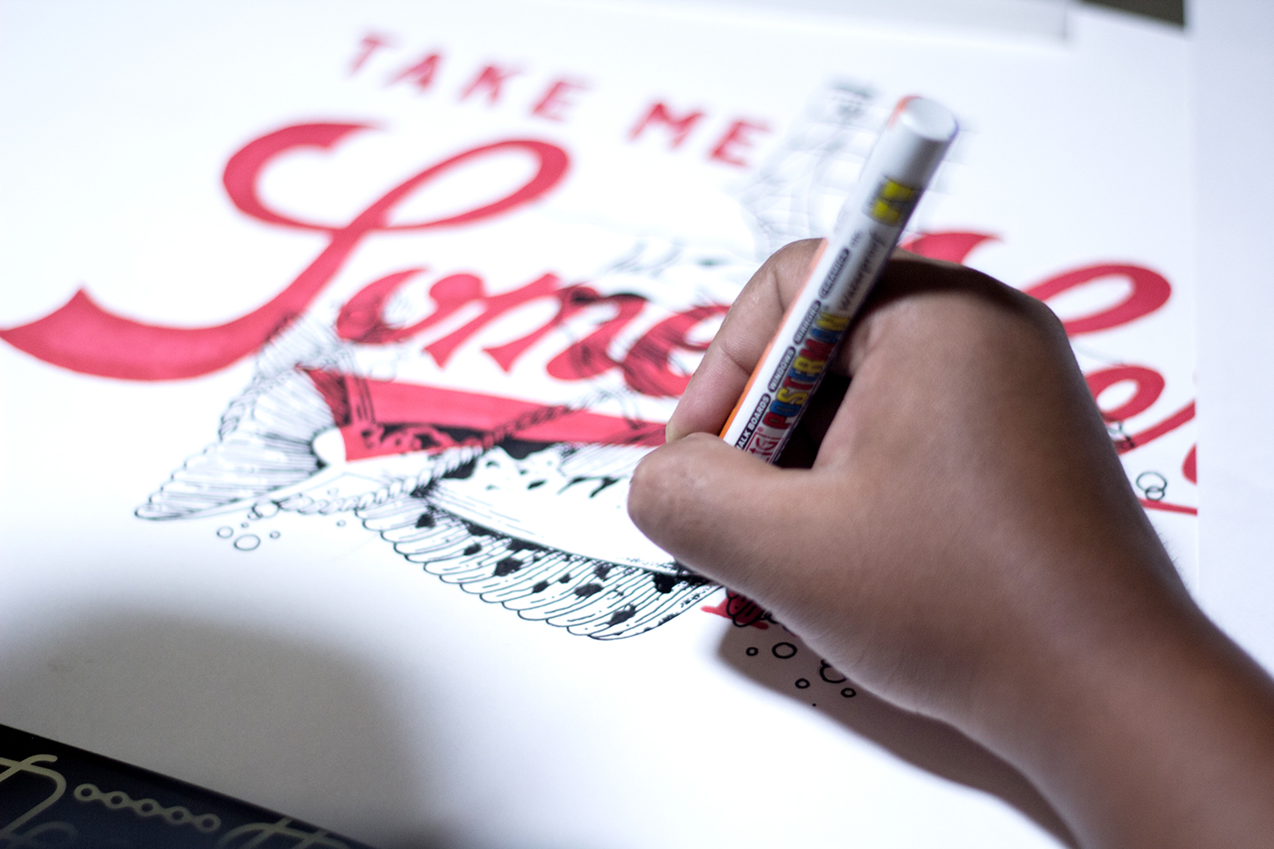 calidoso Cali2o timelapse video process wip lettering hand crafted artwork