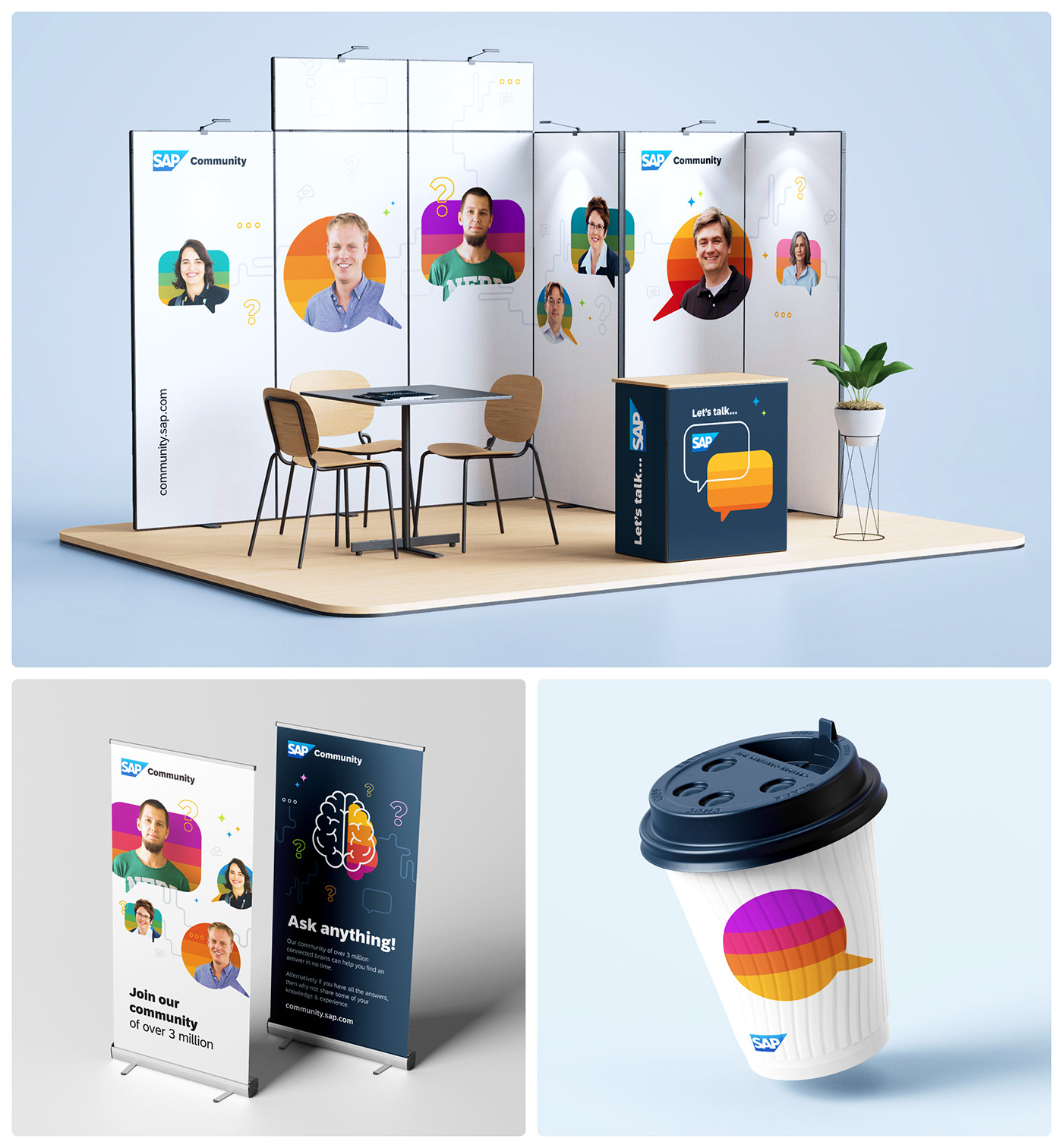 SAP Technology brand identity branding  White product design  UI/UX color code Playful