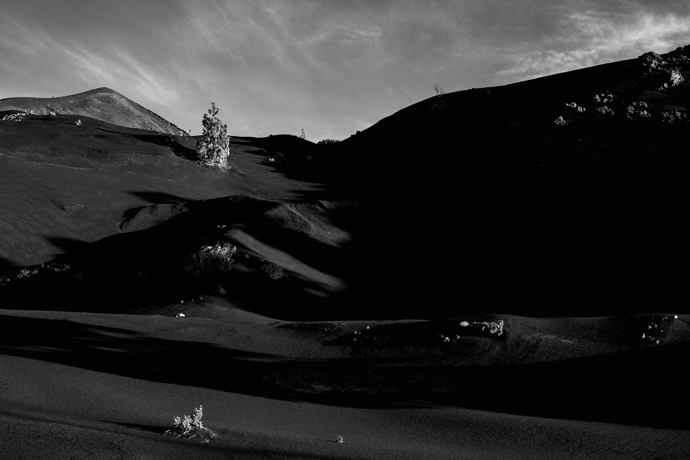 ash fields black and white blackandwhite La Palma landscape photography monochrome photography volcanic Volcanic Landscapes volcano