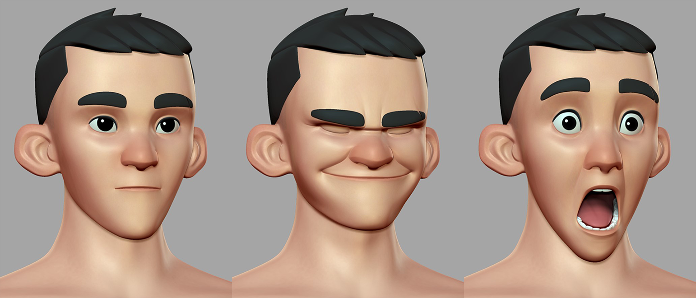 3D cartoon animation  Character gop gap stylized