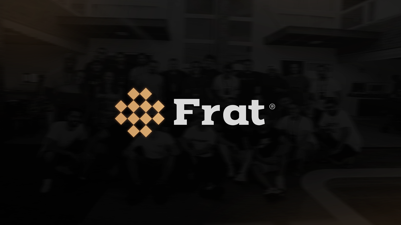 fraternidade logo identidade visual xadrez Milhas investimento network Frat do Império