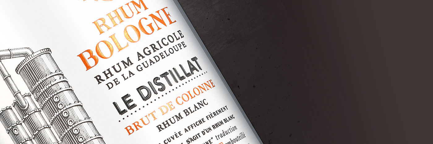 RHUM Rum Spirits Linea bologne Guadeloupe brut colonne cuivre still proof