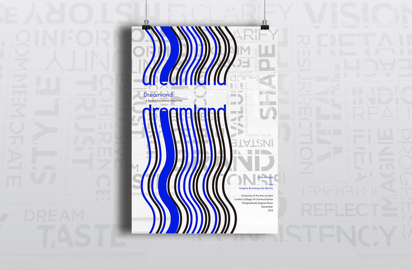 binding book branding  conceptual editorial graphic poster prints sleep UAL