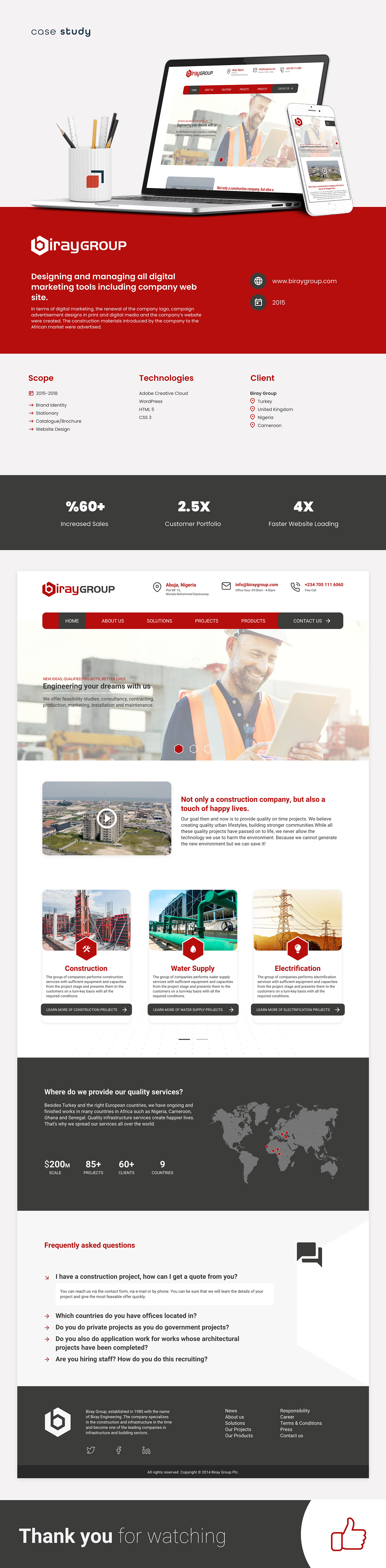 construction website corporate website landing page ui design Web Web Design  Website Design wordpress