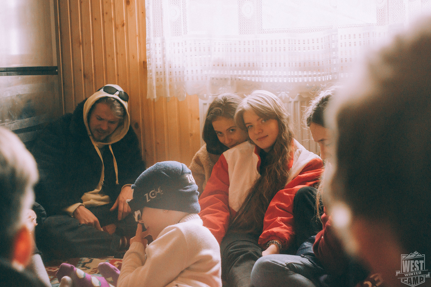 snow winter smiles mountain children travelers ukraine photographer Kyiv Emojis Emoji blue red colors atmosphere home