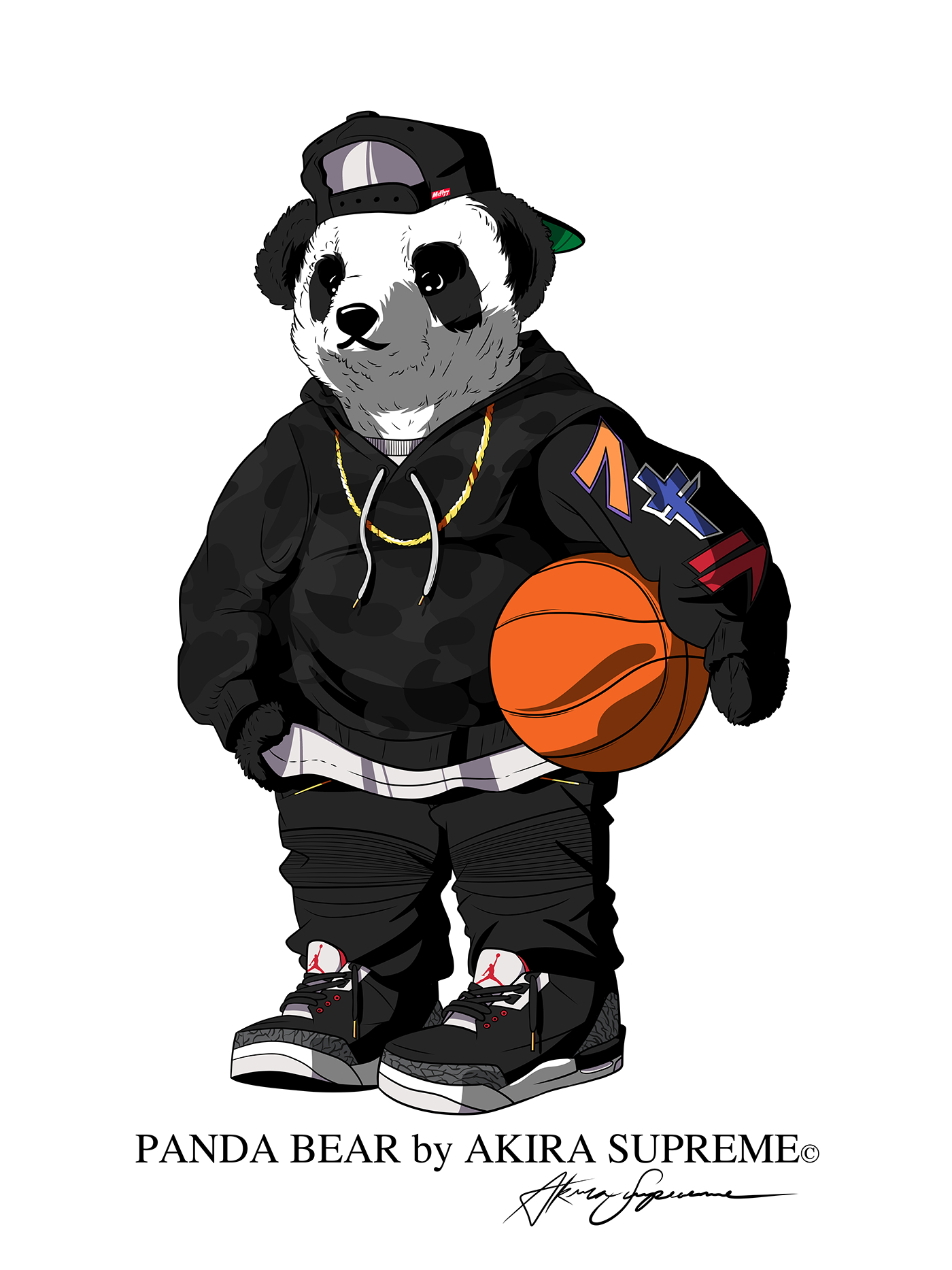 Panda Bear by Akira Supreme on Behance