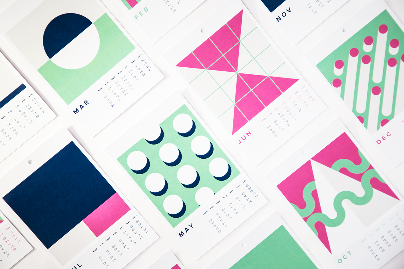 calendar deskcalendar geometry colors 2016 Calendar graphics artworks stationary paper desk print free wallpaper iphone case iphone