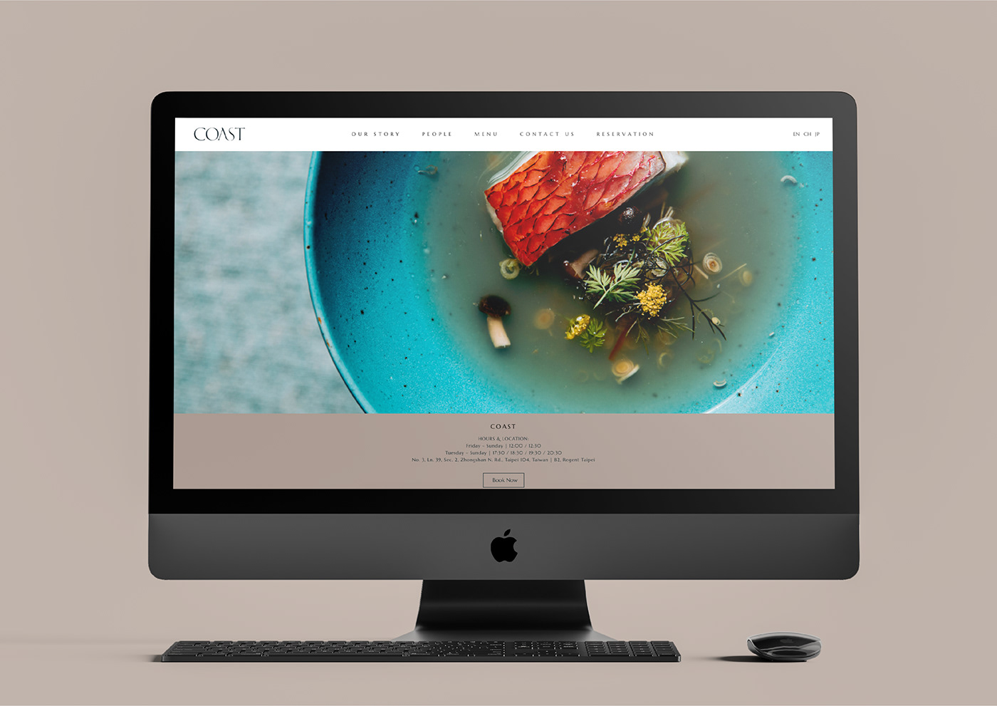 branding  design graphic identity logo restaurant Website