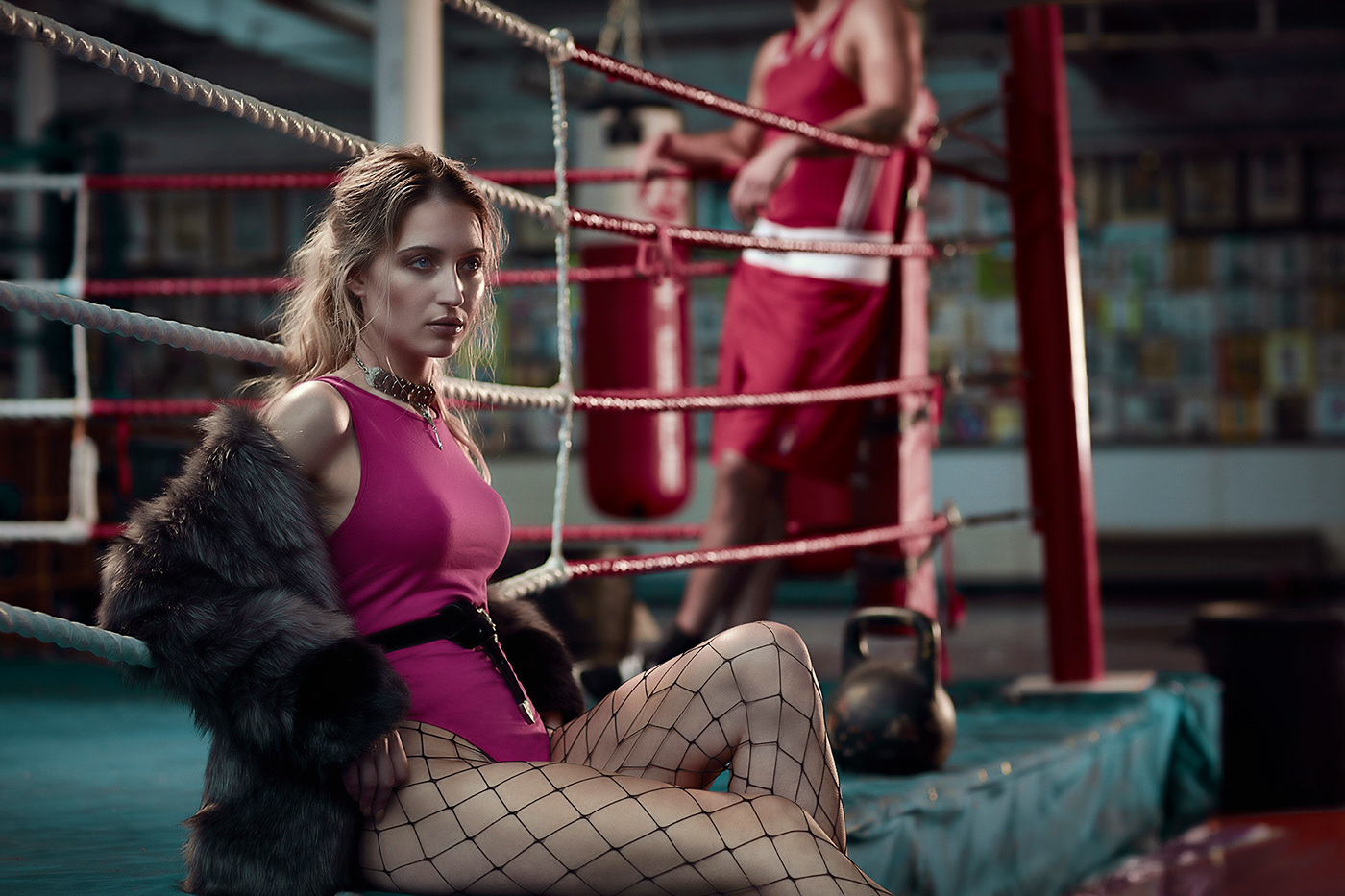 bag Boxing Fashion  fight retouch SILK skirt socks tights women