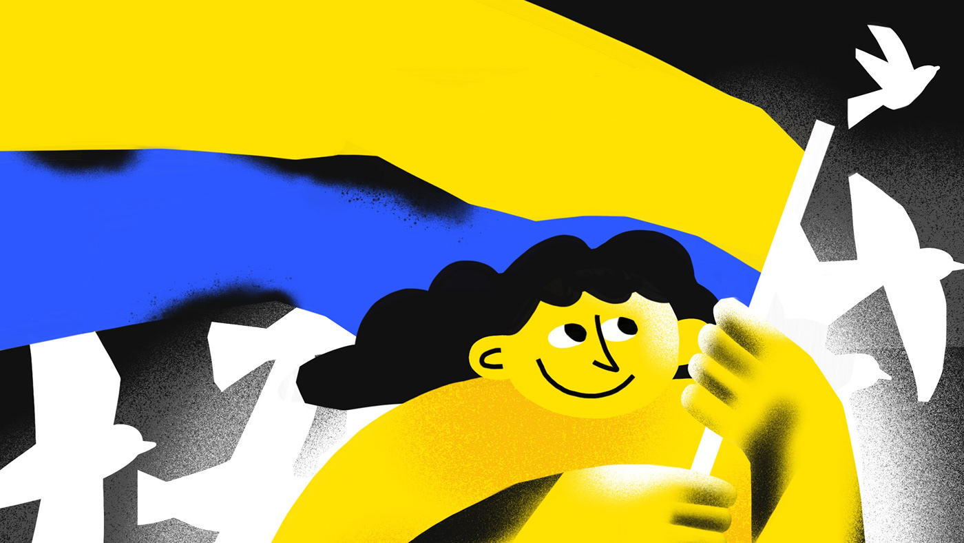 fightforfreedom freedom ILLUSTRATION  Independent peace STOPWAR stopwarinukraine ukraine ukrainianillustration