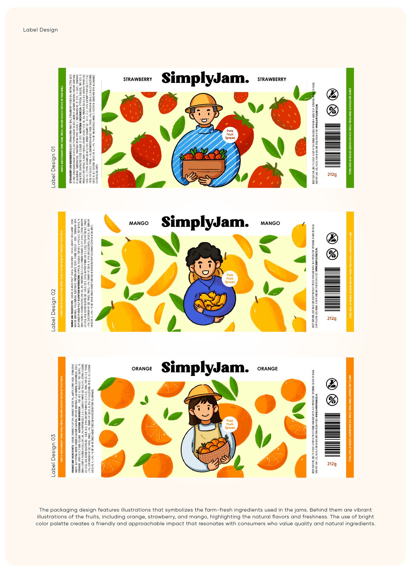 packaging design label design jam Logo Design Graphic Designer visual identity