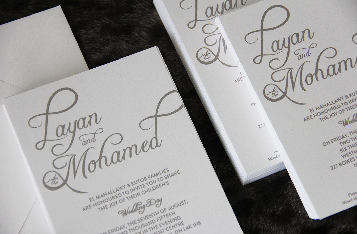 Invitation wedding invitation Gatsby Style arabic Script gold