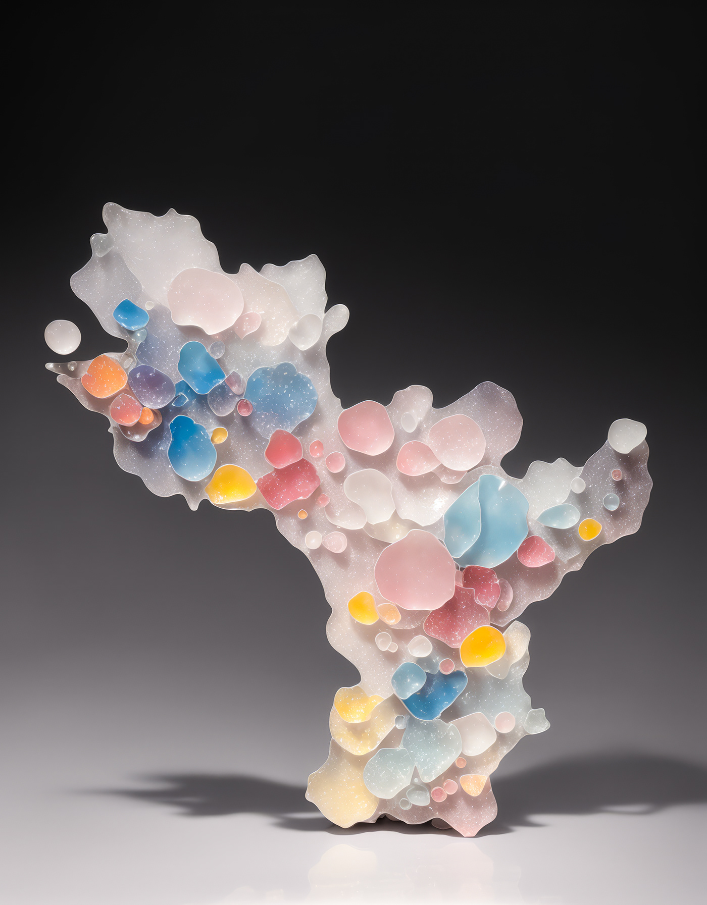 science ia 3D porcelain human art concept Digital Art  conceptual contemporary art