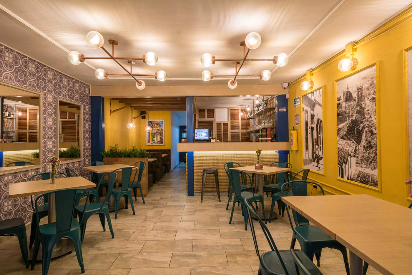 restaurant Caribbean autoctonous Tropical Blaster interior design  restaurant design food design