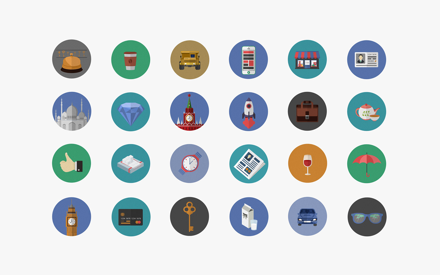 flat icons flat illustrations Vox Mate Languages Education game characters