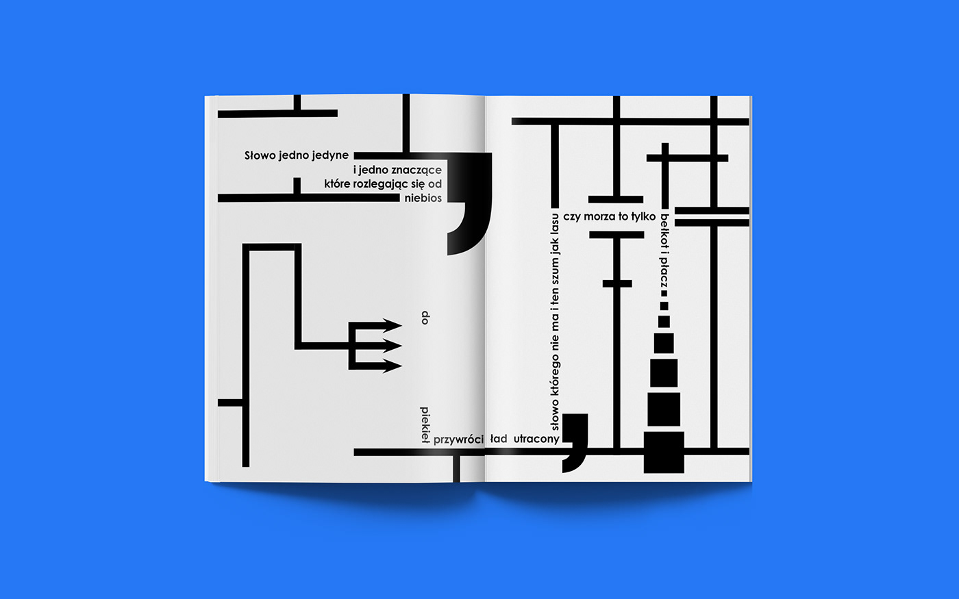 miłosz artbook Visual Narrative liberatura strukturalizm Poetry  typography  