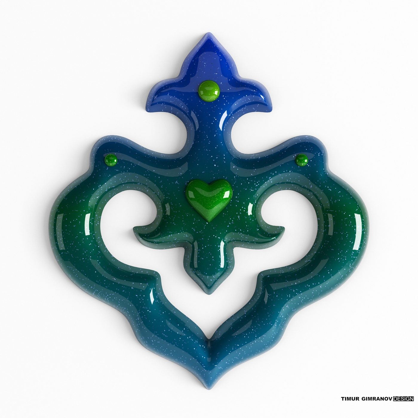 tatar Kazan Tatarstan ornament pattern 3D 3Dtypo